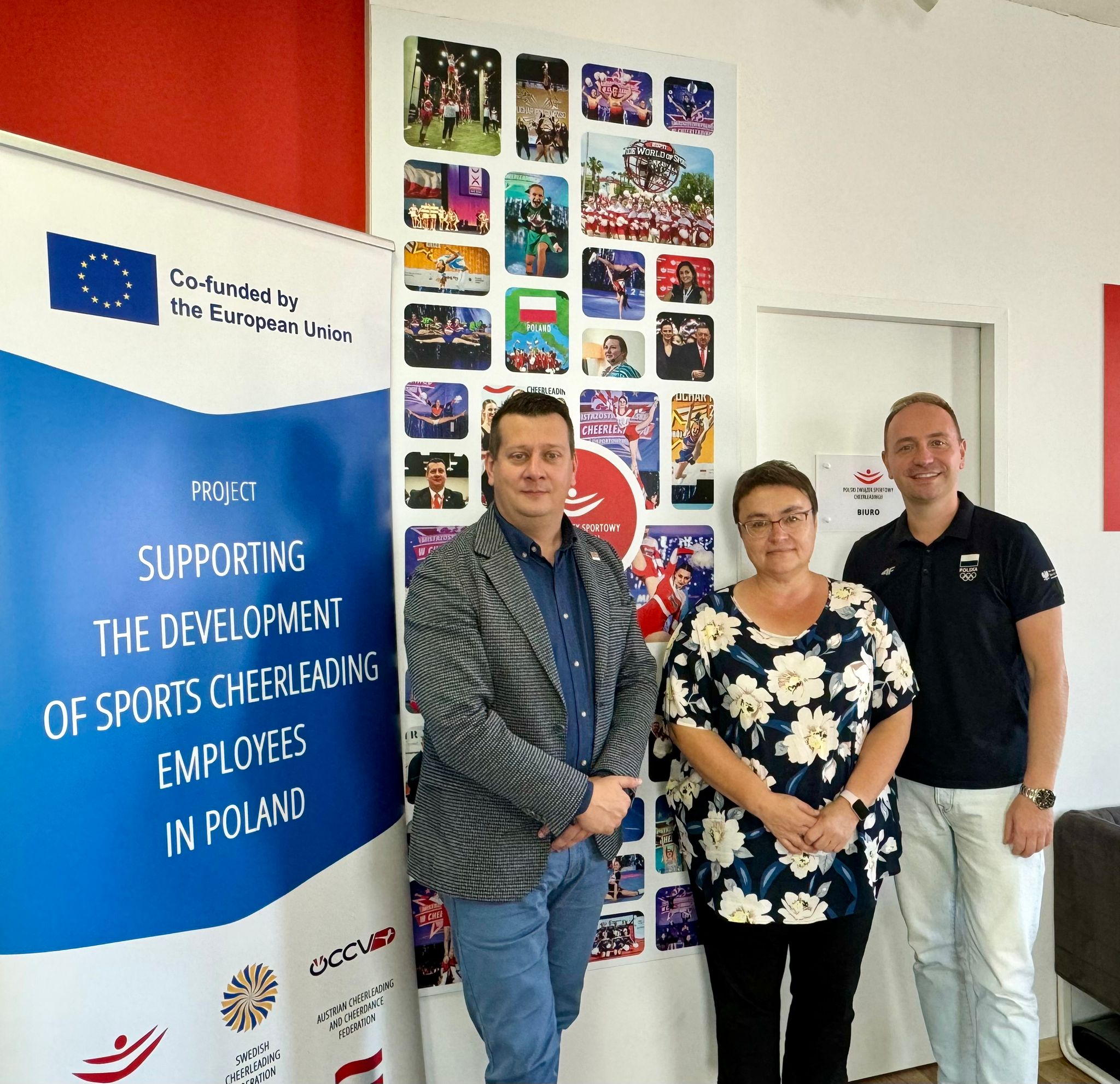 Spotkanie monitorujące projekt 'Wsparcie rozwoju pracowników sportowego cheerleadingu w Polsce'